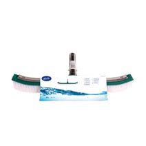 Tête de balai avec brosse pour paroi piscine Professionnelle 45cm - GRE